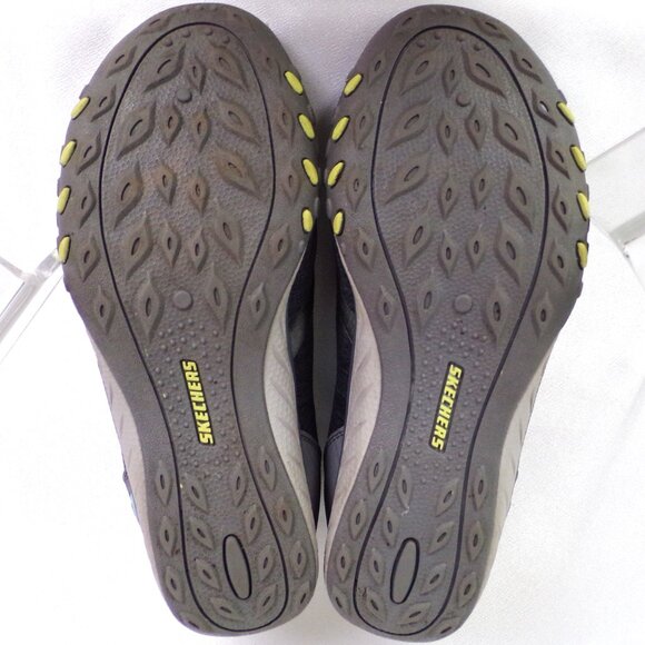 SKECHERS RELAXED FIT size 7.5 gray slip-on sneakers memory-foam insoles - Picture 14 of 14